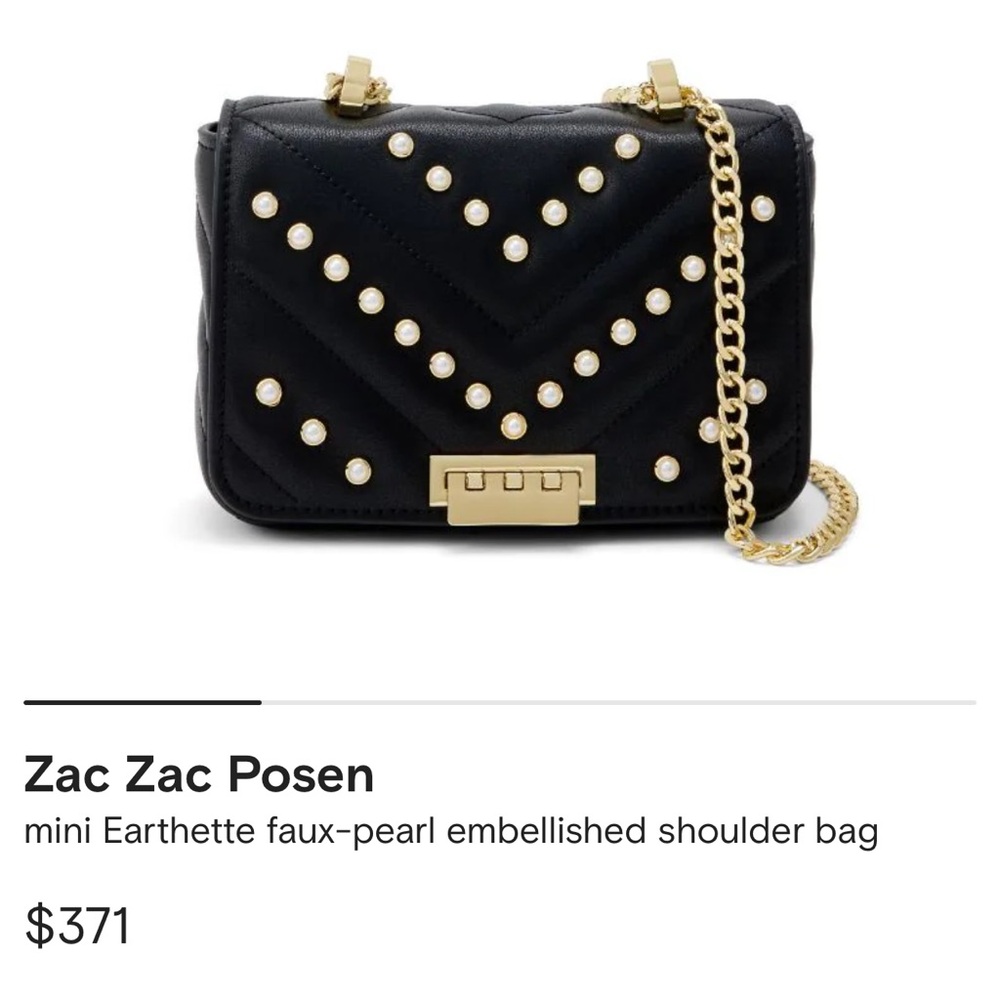 ZAC POSEN BEA CHAIN CROSSBODY. NWT.